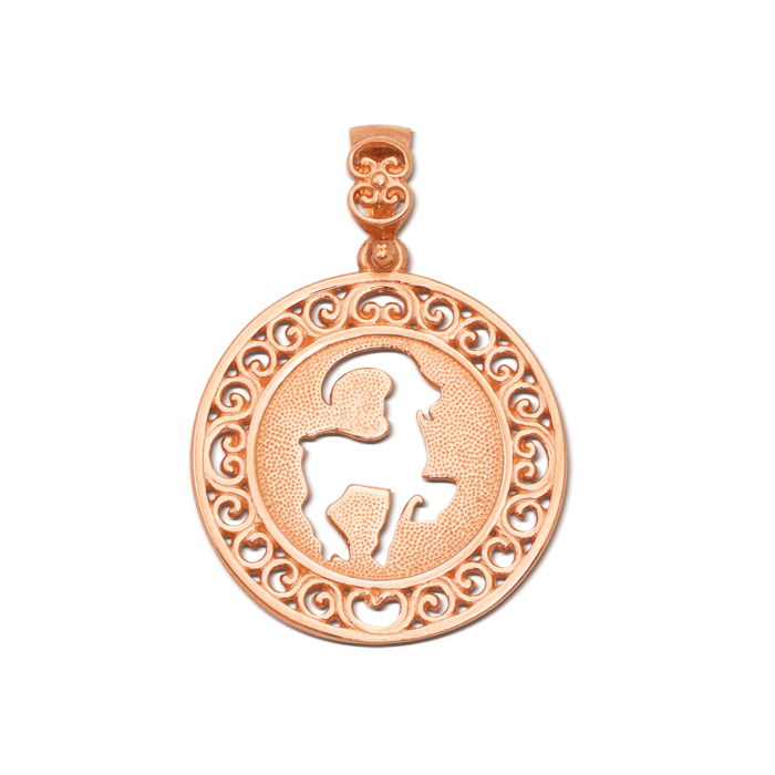 Золота підвіска «Козеріг». Артикул 3765/кз