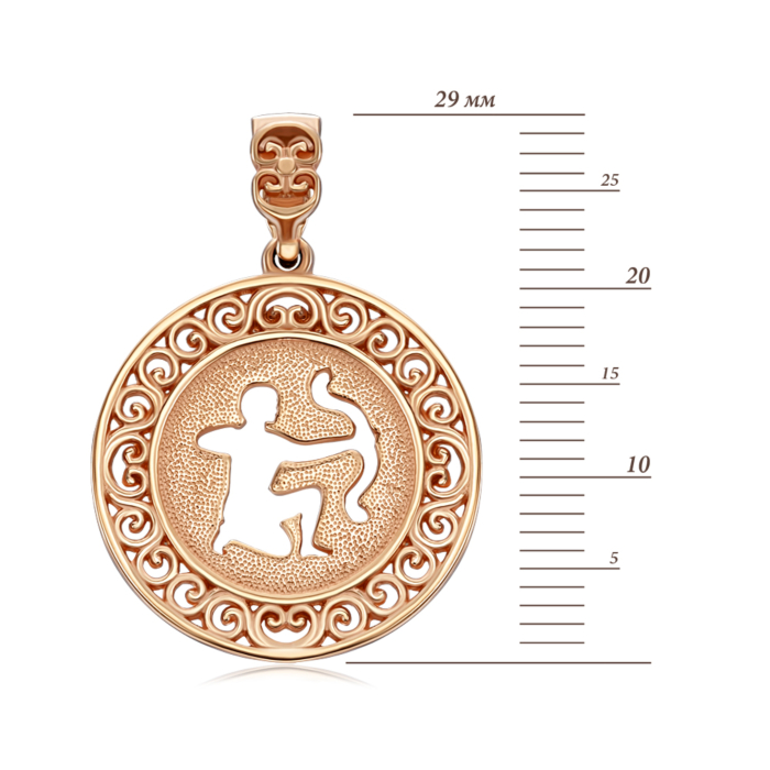 Золота підвіска