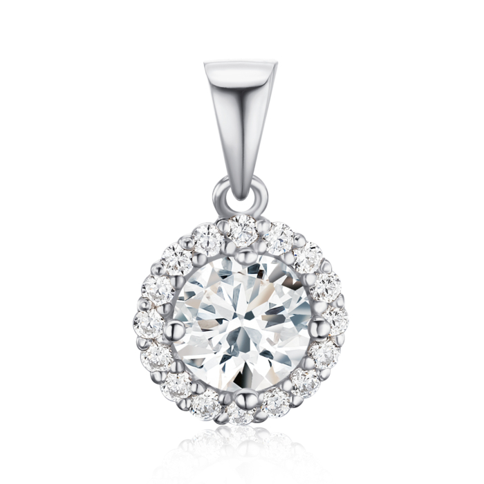 Золота підвіска з фіанітами Tesori 3958/02/1/4265