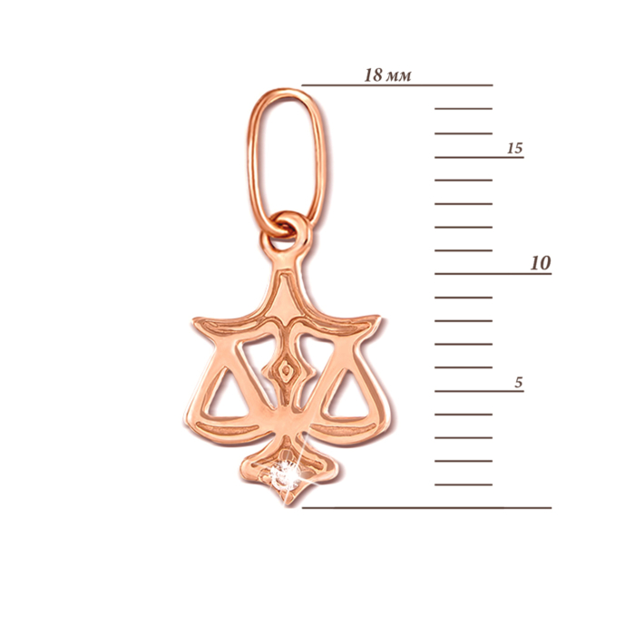 Золота підвіска