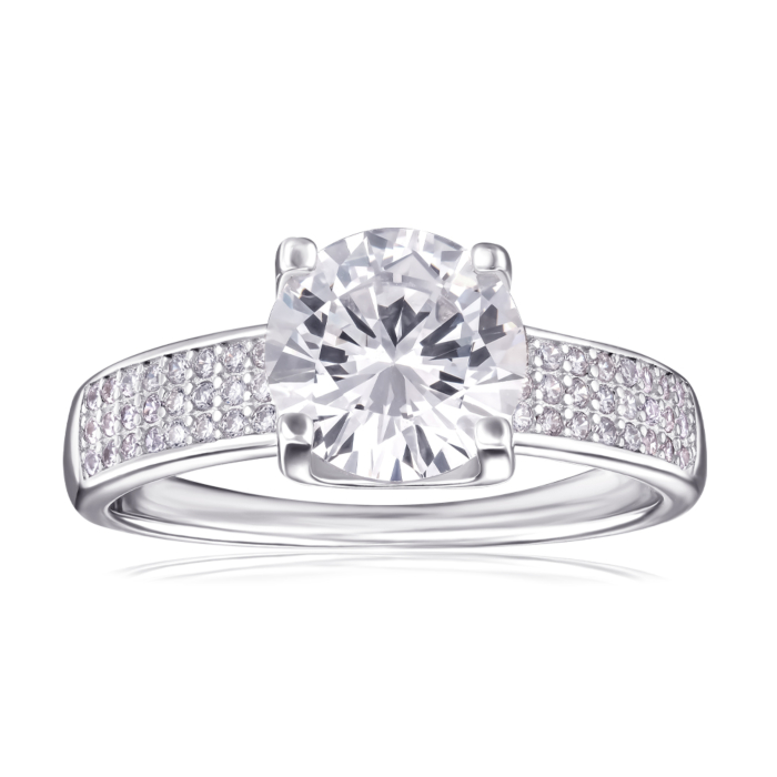 Серебряное кольцо. Артикул 3RI71056-R/12/1