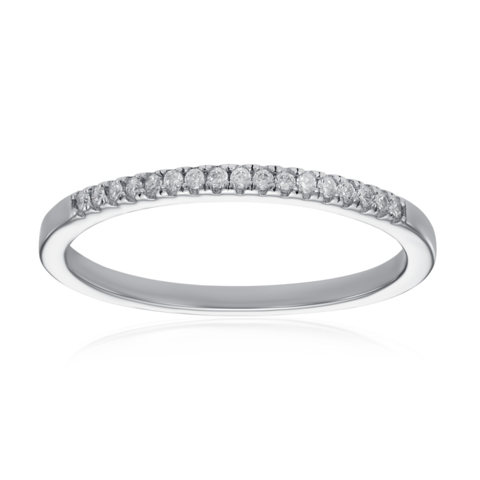 Срібна каблучка з фіанітами. Артикул 3RI71261-R/12/1