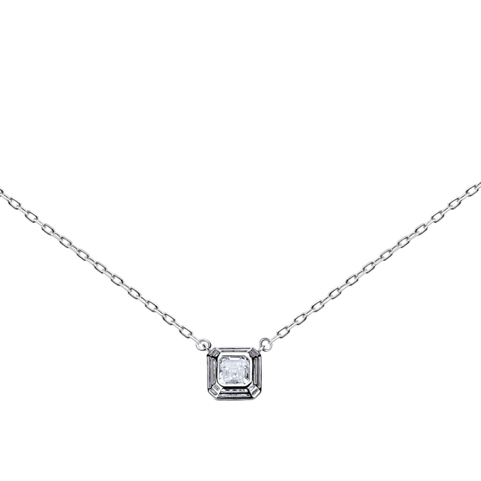 Золотое колье с фианитом. Артикул UG54/21/007/1