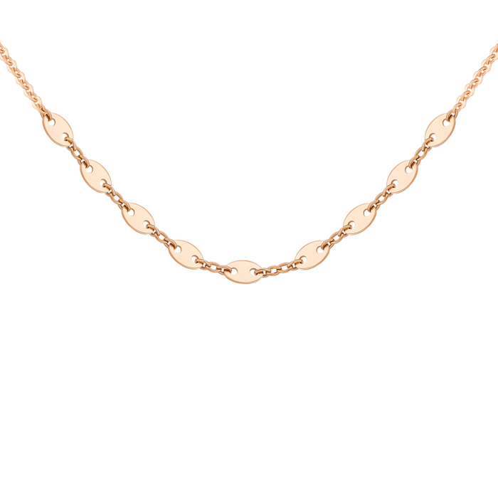 Золотое колье без вставки. Артикул UG54/21/042