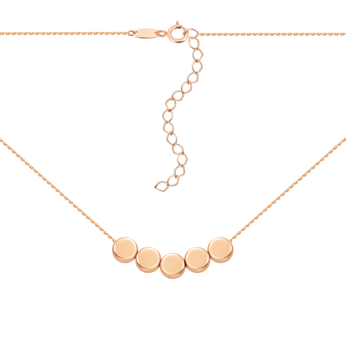 Золотое колье без вставки. Артикул UG54/21/111