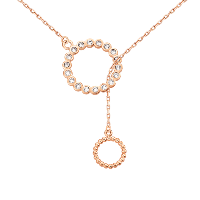 Золоте кольє з фіанітами. Артикул UG54/21/116