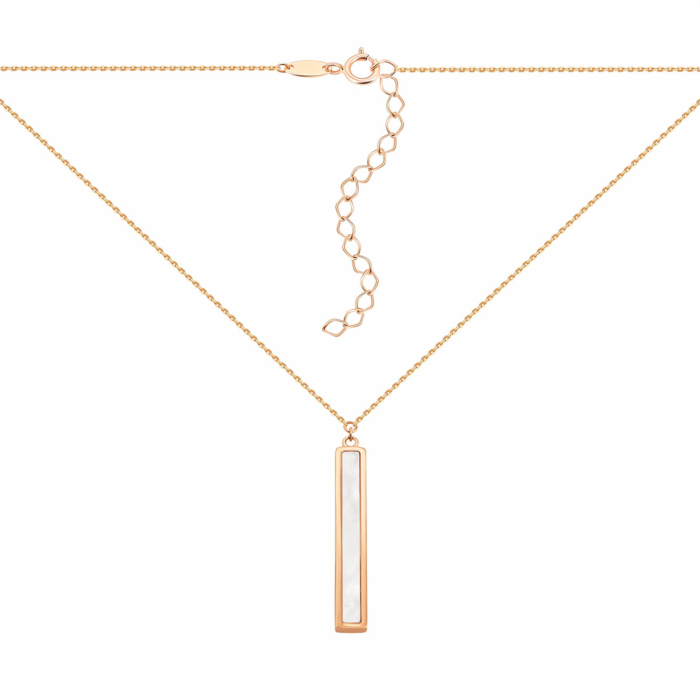 Золоте кольє з перламутром. Артикул UG54/21/189