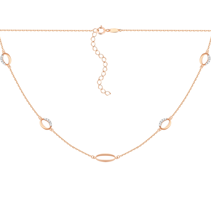 Золоте кольє з фіанітами. Артикул UG54/21/198