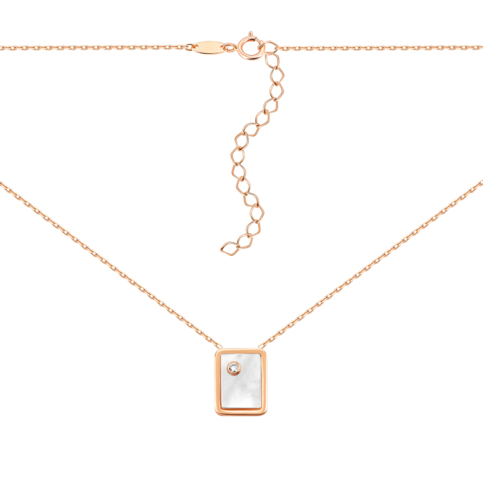 Золоте кольє з перламутром. Артикул UG54/21/209