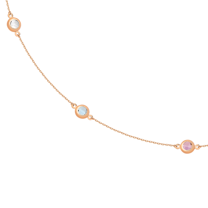 Золоте кольє з кварцом. Артикул UG54/21/257