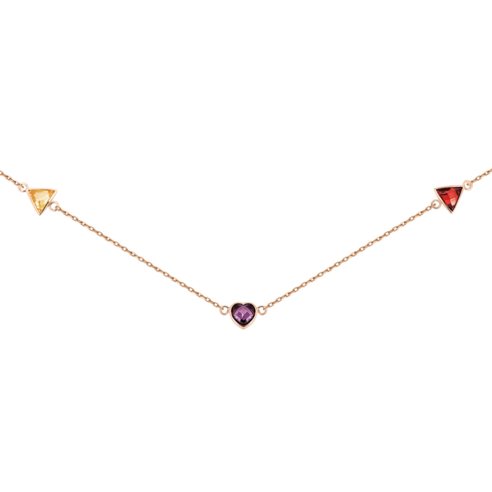 Золоте кольє з фіанітами. Артикул UG54/21/502