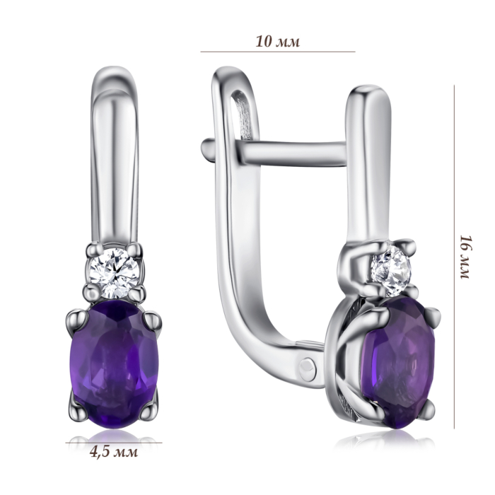 Срібні сережки. Артикул 40130/12/1/5662