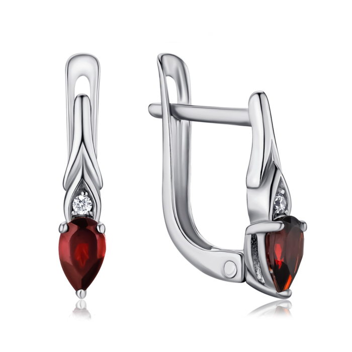 Срібні сережки. Артикул 40157/12/1/5821