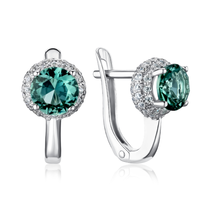 Серебряные серьги. Артикул 40421/12/1/21289