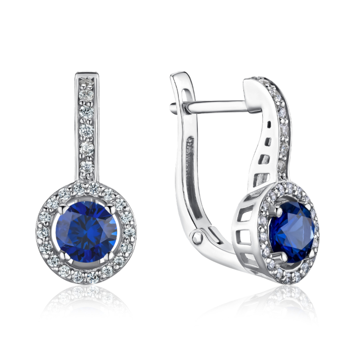 Срібні сережки. Артикул 40428/12/1/1114