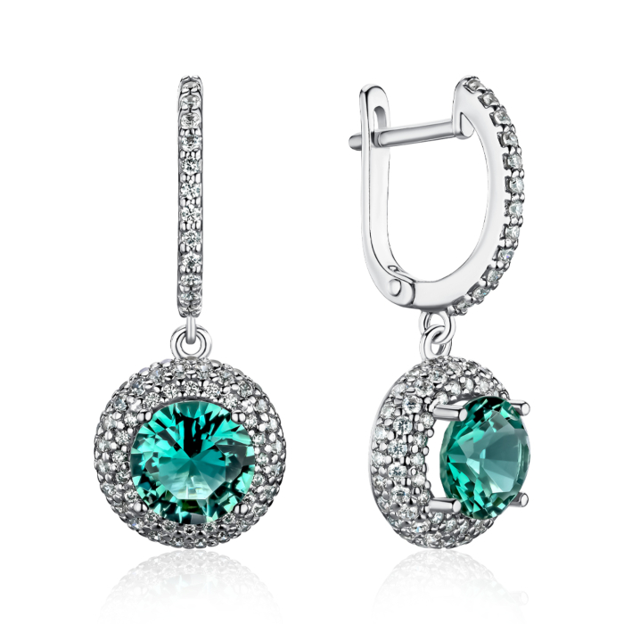 Серебряные серьги. Артикул 40435/12/1/2442