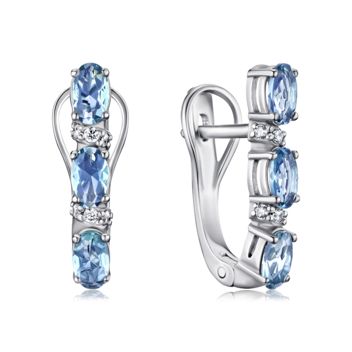 Срібні сережки. Артикул 40455/12/1/1533