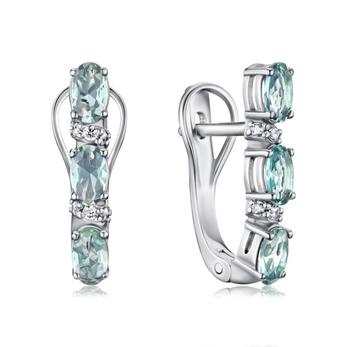 Срібні сережки. Артикул 40455/12/1/2382