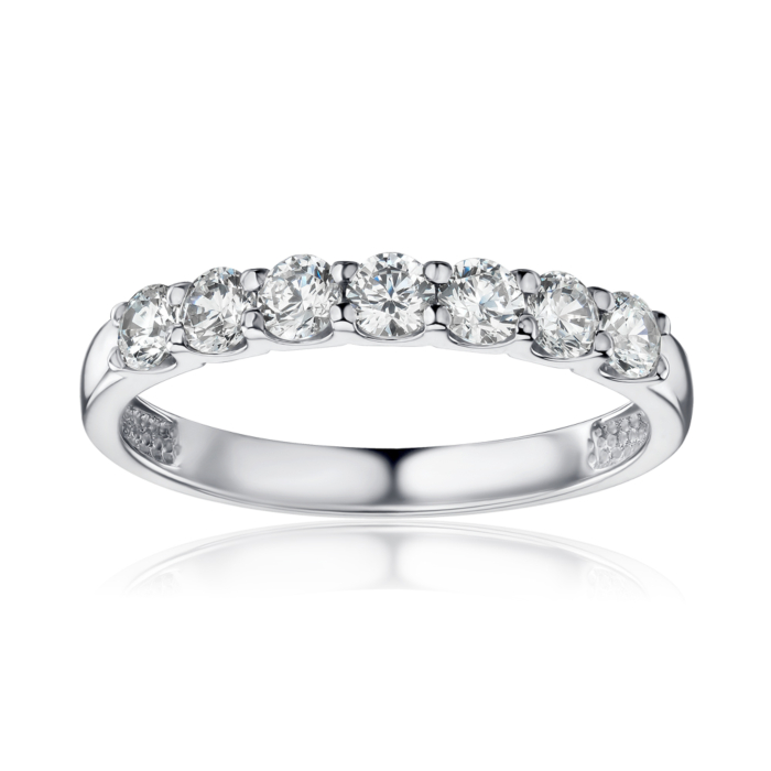 Срібна каблучка з фіанітами Tesori 001548/12/1/4035