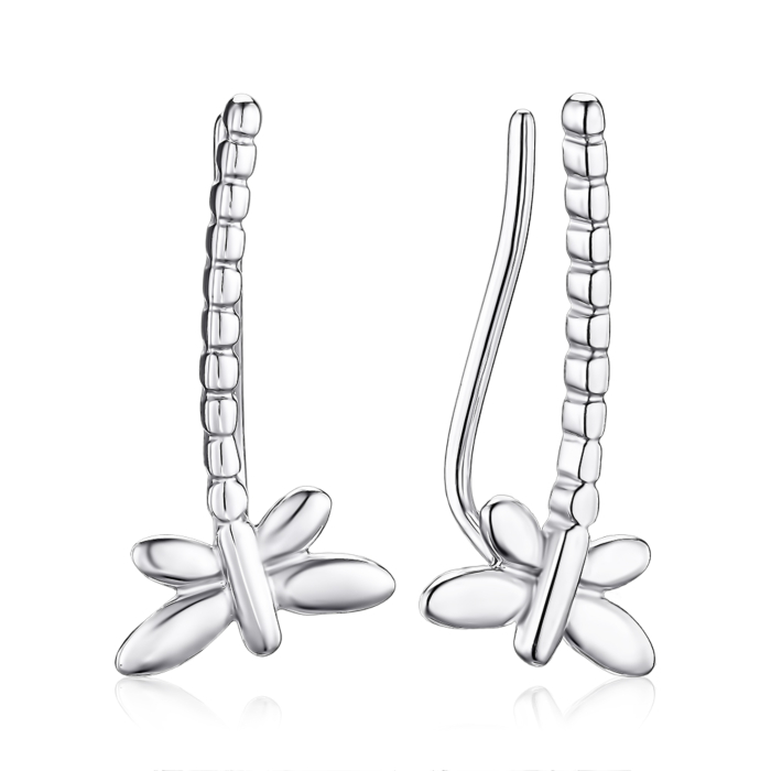 Срібні сережки-кафи 40758/12/1