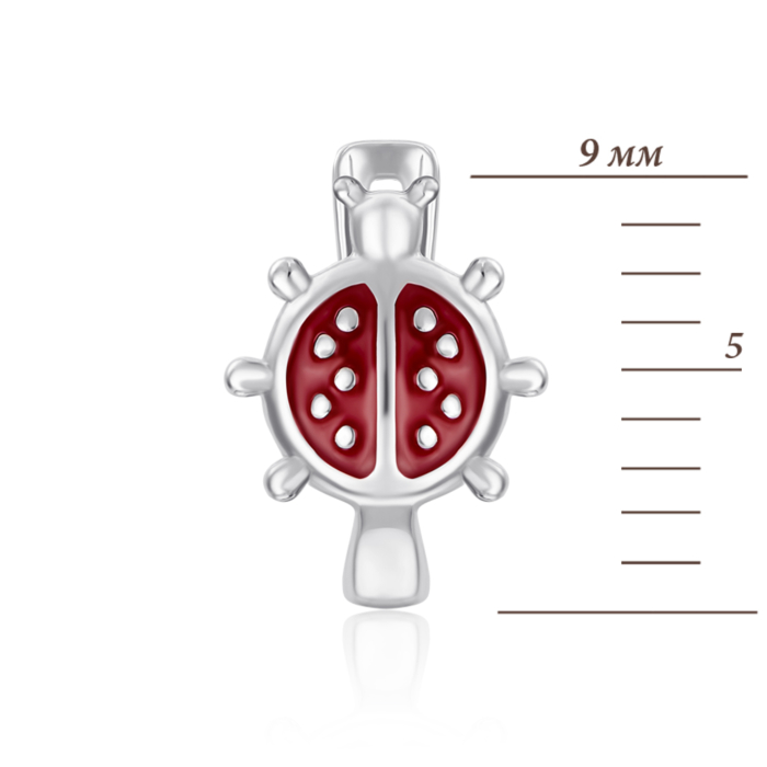 Срібні сережки «Сонечко» з емаллю. Артикул 40967/12/1/392