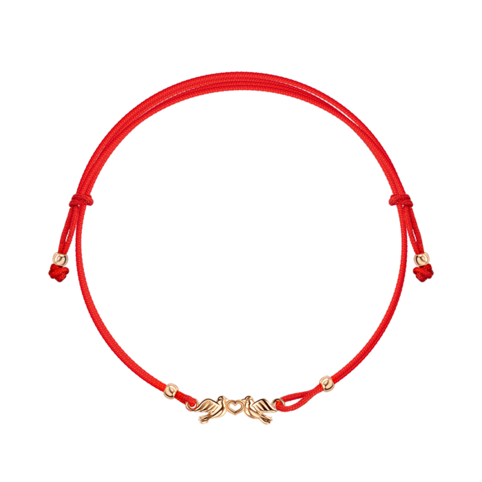 Браслет з текстилю з золотими вставками. Артикул 4107172101-B/01