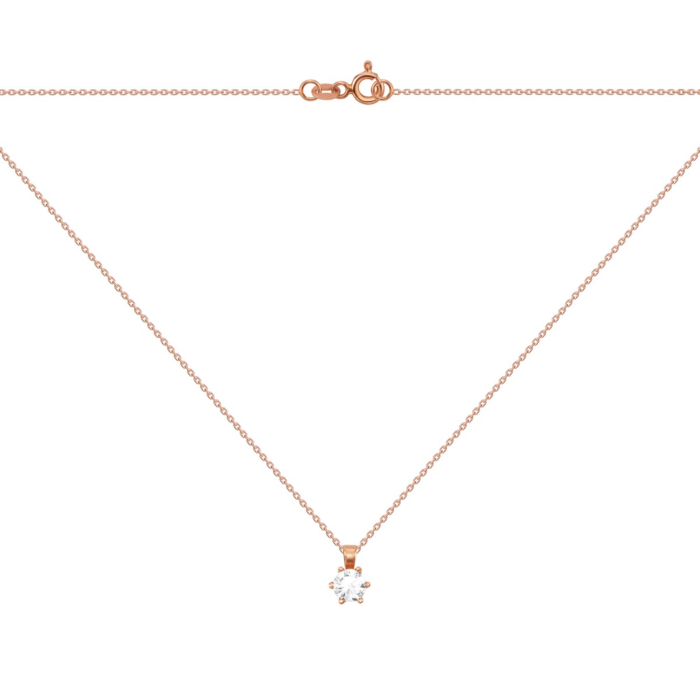 Золоте кольє з діамантом. Артикул UG54111010101 бр