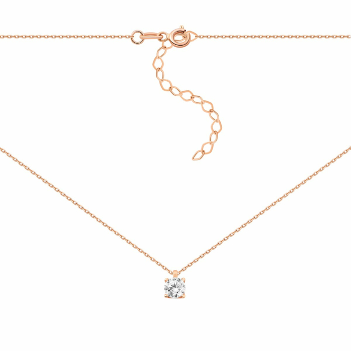 Золотое колье с фианитом. Артикул UG54111010801