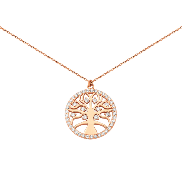 Золоте кольє з фіанітами. Артикул UG54111011601