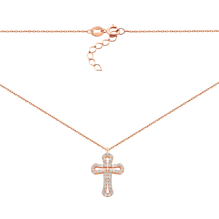 Золотое колье с фианитами. Артикул UG54111012401