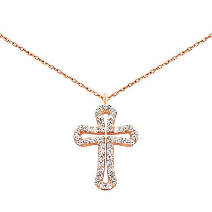 Золотое колье с фианитами. Артикул UG54111012401