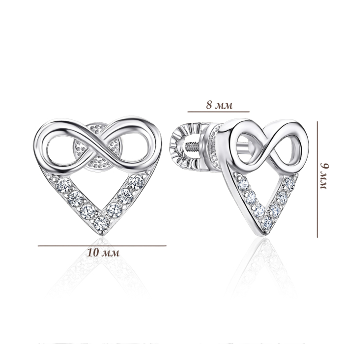 Срібні сережки. Артикул 41234/12/1/13