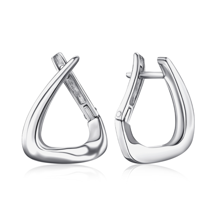 Серебряные серьги. Артикул 41270/12/1