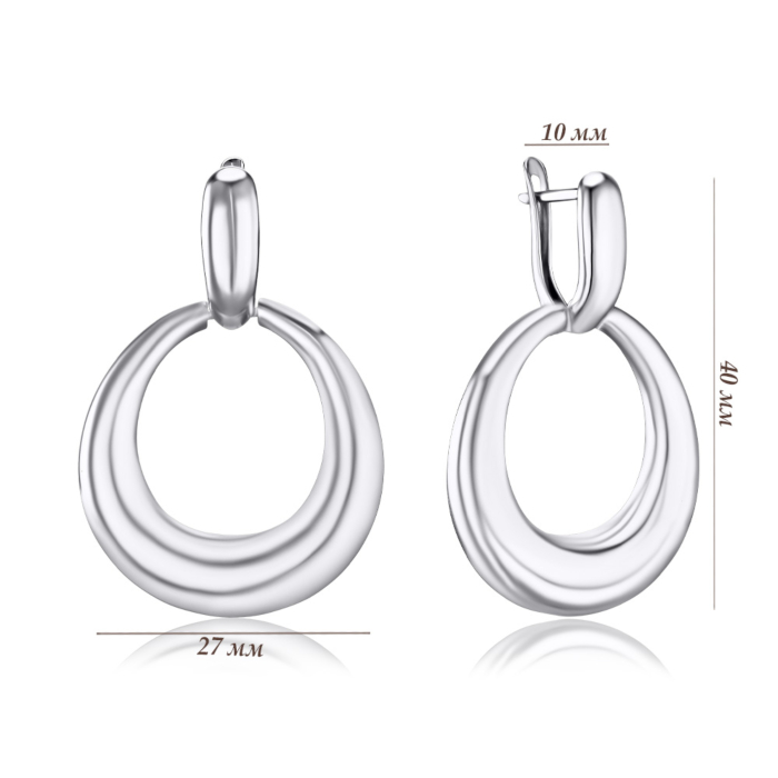 Срібні сережки 41304/12/1