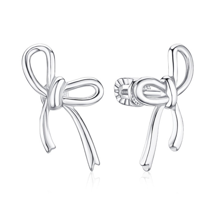 Срібні сережки без вставки. Артикул 41368/12/1