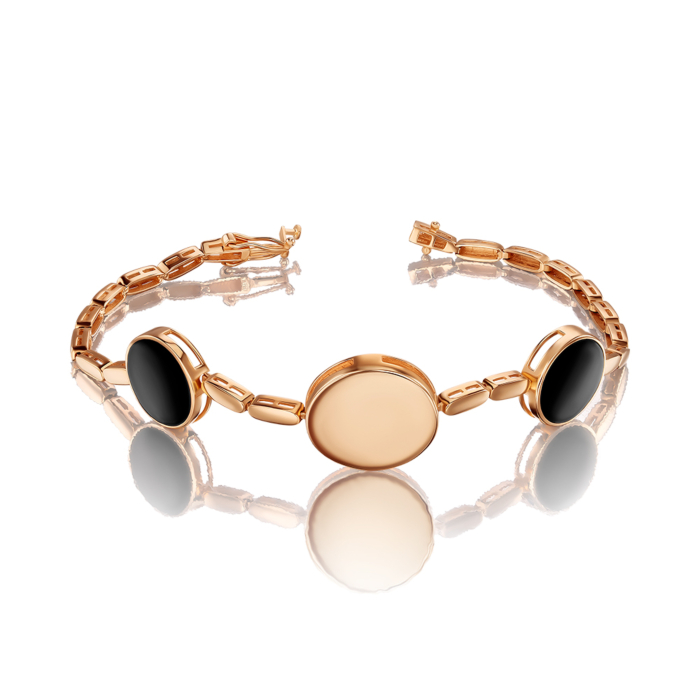 Золотий браслет з емаллю. Артикул 4191895101-B/01/389