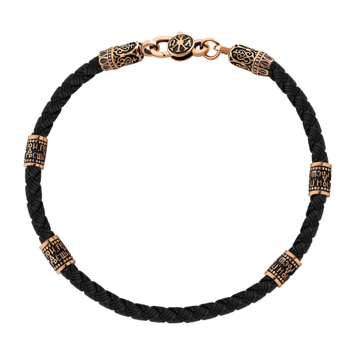 Шелковый ювелирный браслет. Артикул UG5482 З.32/3 ч.