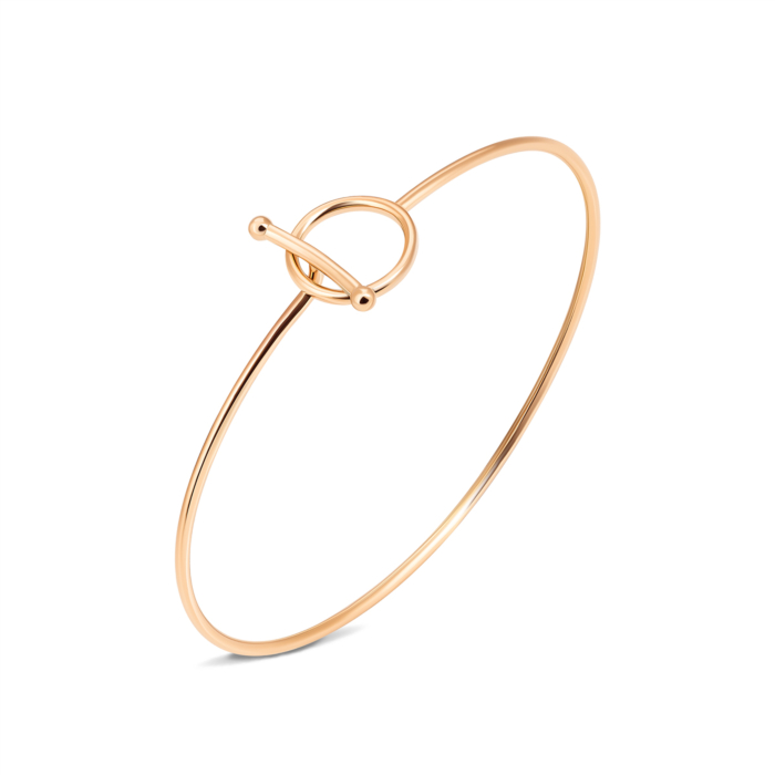 Золотий жорсткий браслет. Артикул UG55/12/009