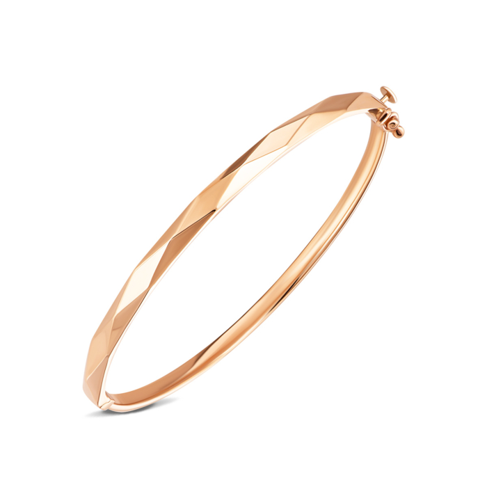 Золотий жорсткий браслет. Артикул UG55/12/029