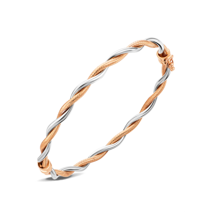 Золотий жорсткий браслет. Артикул UG55/12/031кб