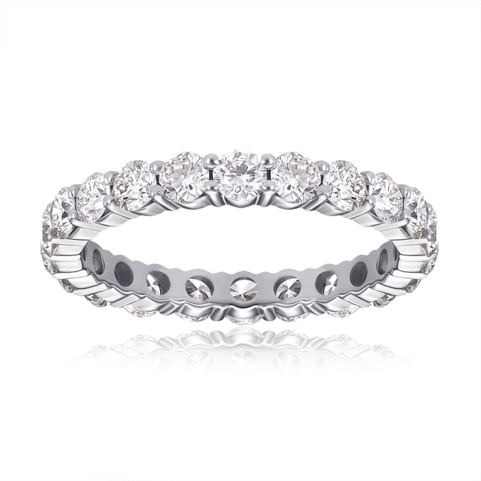 Золота каблучка з діамантами. Артикул 500001/02/1/11651