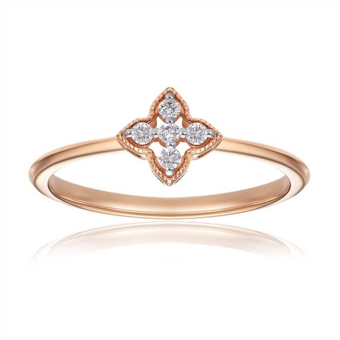 Золотое кольцо с бриллиантами. Артикул 500009/01/1/8045