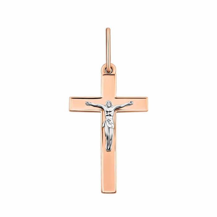 Золотий хрестик. Розп'яття Христове. Артикул UG5501361