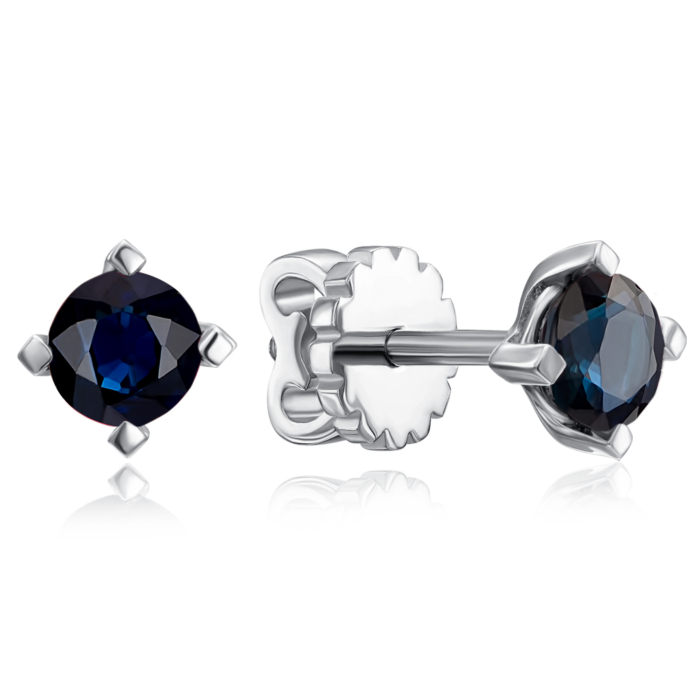 Золоті пусети з сапфіром 51710/02/1/8054