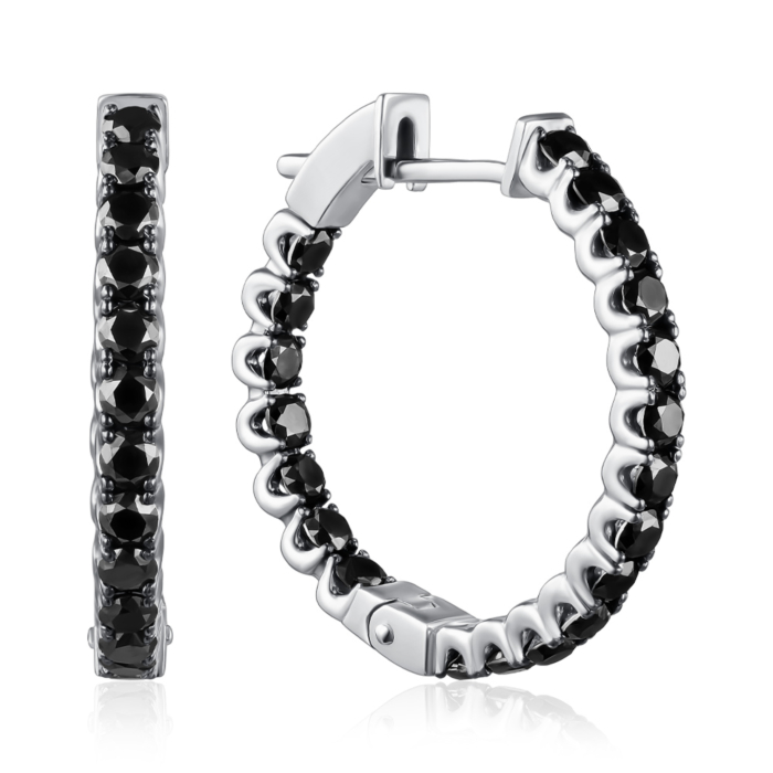 Золотые серьги с бриллиантами. Артикул 51840/02/1/8265