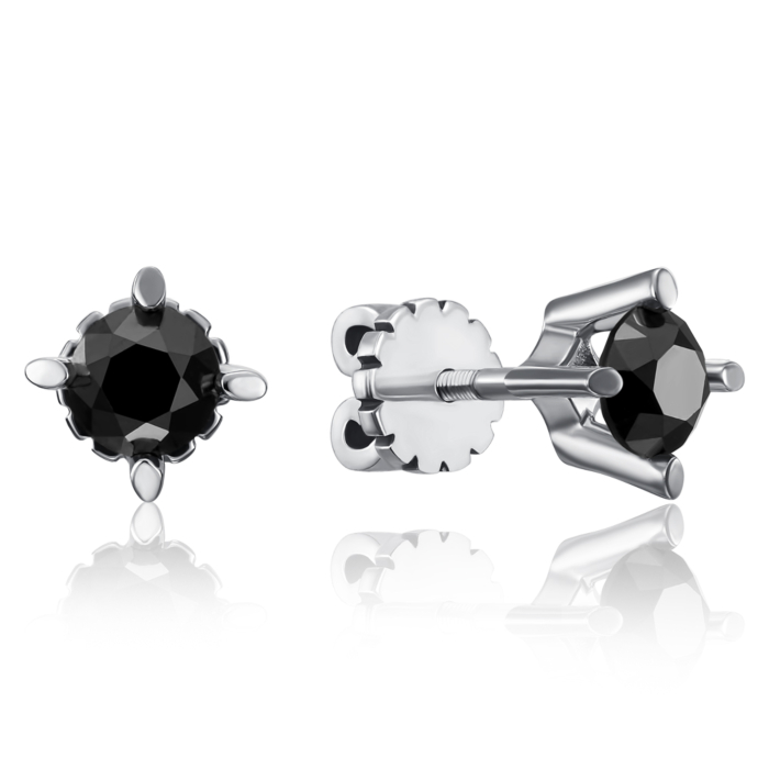 Золоті пусети з діамантами 51851/02/1/8166