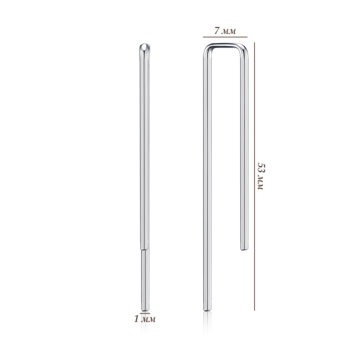 Срібні сережки 520766