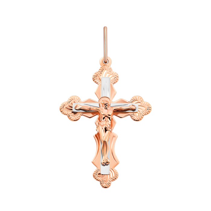 Золотий хрестик. Розп'яття Христове. Артикул UG5522102