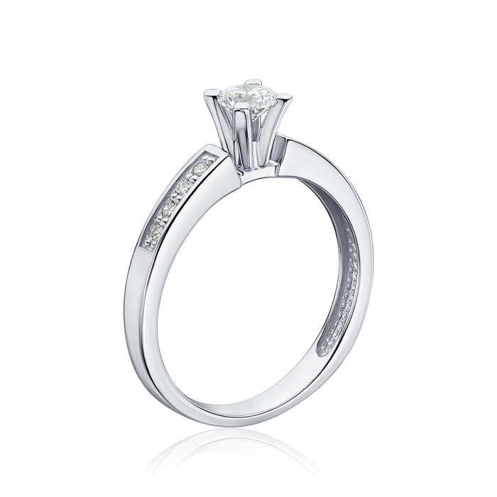 Золотое кольцо с бриллиантами 52224/02/1/11367