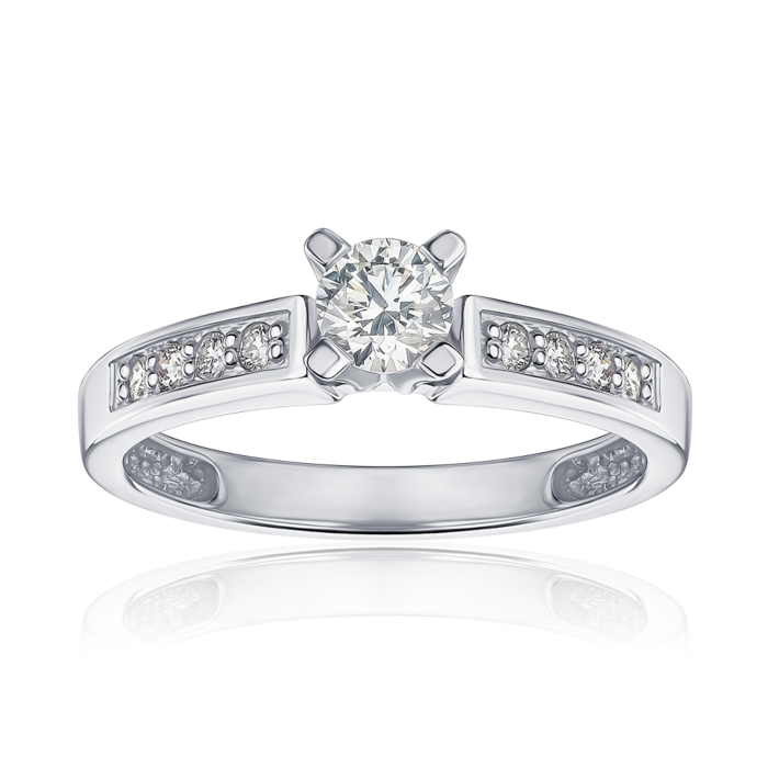 Золотое кольцо с бриллиантами 52224/02/1/11367